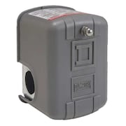 Square D Pressure Switch, (1) Port, 1/4 in MNPT, DPST, 60 to 200 psi, Standard Action 9013FHG49J59