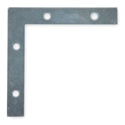 Zoro Select Flat Corner Brace, Steel, 5/8 In W 1WDK8