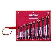Proto Ratcheting Wrench Set, Pieces 9 JSCR-9S