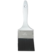 ZORO SELECT 3" Flat Sash Paint Brush, Polyester Bristle, Plastic Handle 1XRJ1