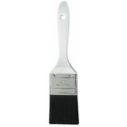 ZORO SELECT 2" Flat Sash Paint Brush, Polyester Bristle, Plastic Handle 1XRJ3