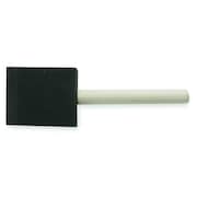Zoro Select 2" Flat Sash Paint Brush, Foam Bristle, Unfinished Wood Handle 1XRK1
