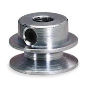 Dayton 1/4" Fixed Bore 1 Groove O-Ring Pulley 0.88 in OD 1X459