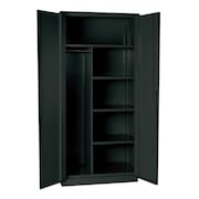 HALLOWELL 14 ga. ga. Galvannealed Steel Storage Cabinet, 60 in W, 78 in H, Stationary HWG4CC0478-4CL