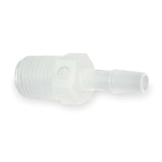 ELDON JAMES Adapter, Thread To Barb, PVDC, 1/2 In, PK5 A8-8NK