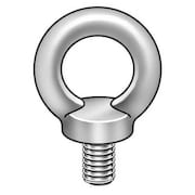 Zoro Select Machinery Eye Bolt With Shoulder, M8-1.25, 13 mm Shank, 20 mm ID, Steel, Zinc Plated, 3 PK RB580080-003P2