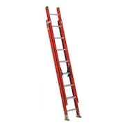 Louisville Fiberglass Extension Ladder, 300 lb Load Capacity FE3216