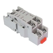 Dayton Relay Socket, Standard, Square, 8 Pin 10E075