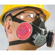 MSA SAFETY Half Mask Respirator Kit, M, Black 10X302-4LN02