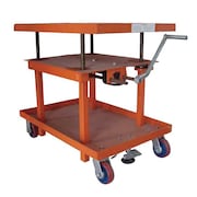 DAYTON Scissor Lift Table, 2000 lb. Cap, 24"W, 36"L 11A564