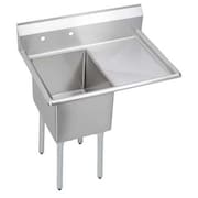 Lk Packaging Floor Mount Scullery Sink, Stainless Steel Bowl Size 16" x 20" E1C16X20-R-18X