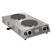 CADCO Hot Plate, Double, Cast Iron CDR-2CFB