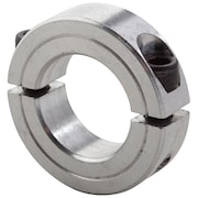 CLIMAX METAL PRODUCTS Shaft Collar, Clamp, 2Pc, 2-1/2 In, Aluminum 2C-250-A