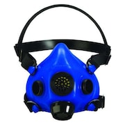 Honeywell North Half Mask Respirator, L, Blue RU85001L