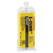 Loctite Epoxy Adhesive, E-05MR Series, Clear, 1:01 Mix Ratio, 15 min Functional Cure, Dual-Cartridge 1086598