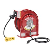 Reelcraft 45 ft. 12/3 Power Cord Reel 15 Amps 3 Outlets 125V Voltage L 4545 123 9