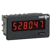 Red Lion Controls Counter, 6 Digits, Backlit Red LCD CUB4L020