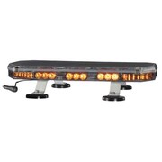 Code 3 Low Mini Lightbar, LED, Ambr, Mag, 22-1/2 In 21TR22A2M