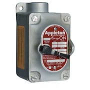 APPLETON ELECTRIC Tumbler Switch, EDS Series, 1 Gang, 1-Pole EDS175-F1