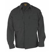 PROPPER Short Sleeve Shirt, Black, XL Long F545638001XL3