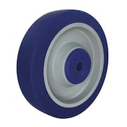 Cc Crest Caster Wheel, Blue TPR Rubber, 5" CDP-Z-236