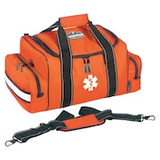 Ergodyne Trauma Bag, 600D Polyester W/ Reinforced Backing, 2 Pockets, Orange, 8 1/2 in Height GB5215