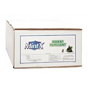 MINT-X 56 gal Rodent-Repellent Recycled Trash Bags, 43 in x 47 in, Super Heavy-Duty, 1.3 mil, Black MX4347XHB