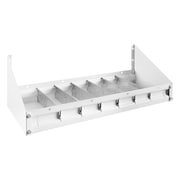 Weather Guard Tool Tray, 41-1/2 in. L, Steel, White 200-3