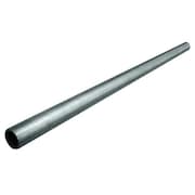Zoro Select 1/2" x 10 ft. Non-Threaded 304 Stainless Steel Pipe Sch 40 T4PPD10SL