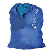 Honey-Can-Do Drawstring Mesh Mesh Laundry Bag Blue LBG-01161