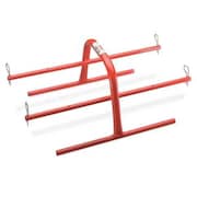 Gardner Bender Reel Stand, 4 Spindles, Steel, Red, 13 1/2 in W x 24 in D x 9 1/2 in H WSP-100E