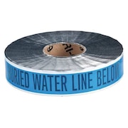 Brady Detectbl Underground Tape, Blu/Blk, 1000ft 91603
