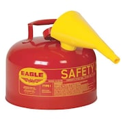 Eagle Mfg 2-1/2 gal. Red Galvanized steel Type I Safety Can for Flammables UI25FS