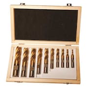 Dayton Flute End Mill Set, 10 Pcs 16N203