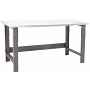 Benchpro Bolted Workbenches, Laminate, 60" W, 30" to 36" Height, 1600 lb., Straight RE2460