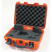 Nanuk Cases Orange Protective Case, 15.8"L x 12.1"W x 6.8"D 915S-010OR-0A0