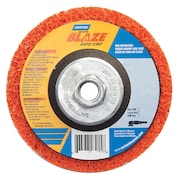 Norton Abrasives Depressed Center Wheels, Type 27, 4 1/2 in Dia, 1 in Thick, 5/8"-11 Arbor Hole Size, Ceramic 66254498101