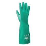Showa 13" Chemical Resistant Gloves, Nitrile, L, 1 PR 717-09
