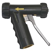 Sani-Lav Pistol Grip Water Nozzle, 3/4" Female, 150 psi, 7 gpm, Black N1B