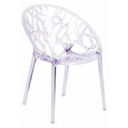 Flash Furniture Specter Series Transparent Stacking Side Chair FH-156-APC-GG