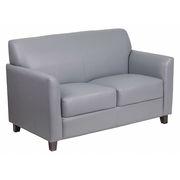 Flash Furniture Loveseat, 29" x 32-1/4", Upholstery Color: Gray BT-827-2-GY-GG