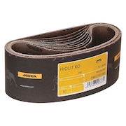 MIRKA Sanding Belt, 3" W, 18" L, 120 Grit, Hiolit X 57-3-18-120T