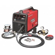Lincoln Electric MIG Welder, Power MIG 180C, 1, 208/240V AC, 30 to 180A DC, 30 % K2473-2