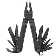 Leatherman Rebar Multi-Tool, Blade Type Serrated, Blade Length 2 7/8 in Black Oxide, 17 Functions 831553