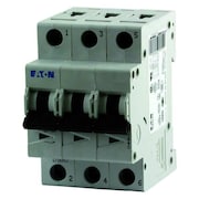 EATON IEC Supplementary Protector, 5 A, 277/480V AC, 3 Pole, DIN Rail Mounting Style, FAZ Series FAZ-C5/3