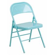 Flash Furniture Tantalizing Teal Folding Chair HF3-TEAL-GG