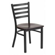 FLASH FURNITURE Restaurant Chair, 17"L32-1/4"H, HerculesSeries XU-DG694BLAD-WALW-GG