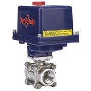 Dynaquip Controls 1" FNPT Stainless Steel Electronic Ball Valve 2-Way E3S25AJE21