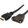 Startech HDMIPNLFM3 - Cavo HDMI Femmina A Maschio 91 Cm, 4K, Montabile A Pannello Con Viti