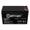 12 Volt Battery ML7-12 - 12 VOLT 7.2 AH SLA BATTERY - Mighty Max Battery Brand Product, Black Rechargeable Batteries 12 Volt Battery ML7-12 - 12 VOLT 7.2 AH SLA BATTERY - Mighty Max Battery Brand Product, Black Rechargeable Batteries